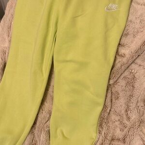 Nike Kids Bright Green Joggers